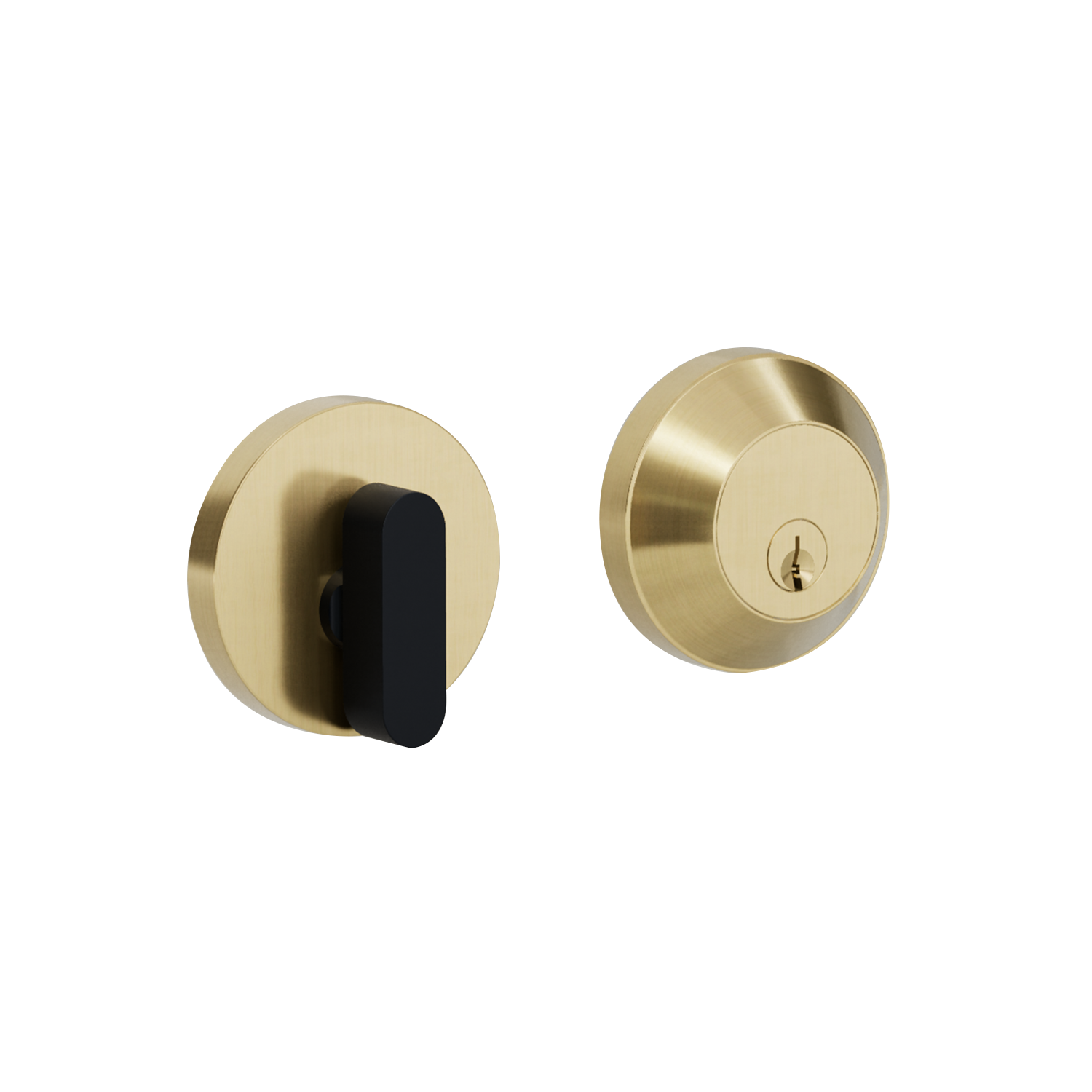 Industrial Modern Style Deadbolt D4 Series by Montana Forge