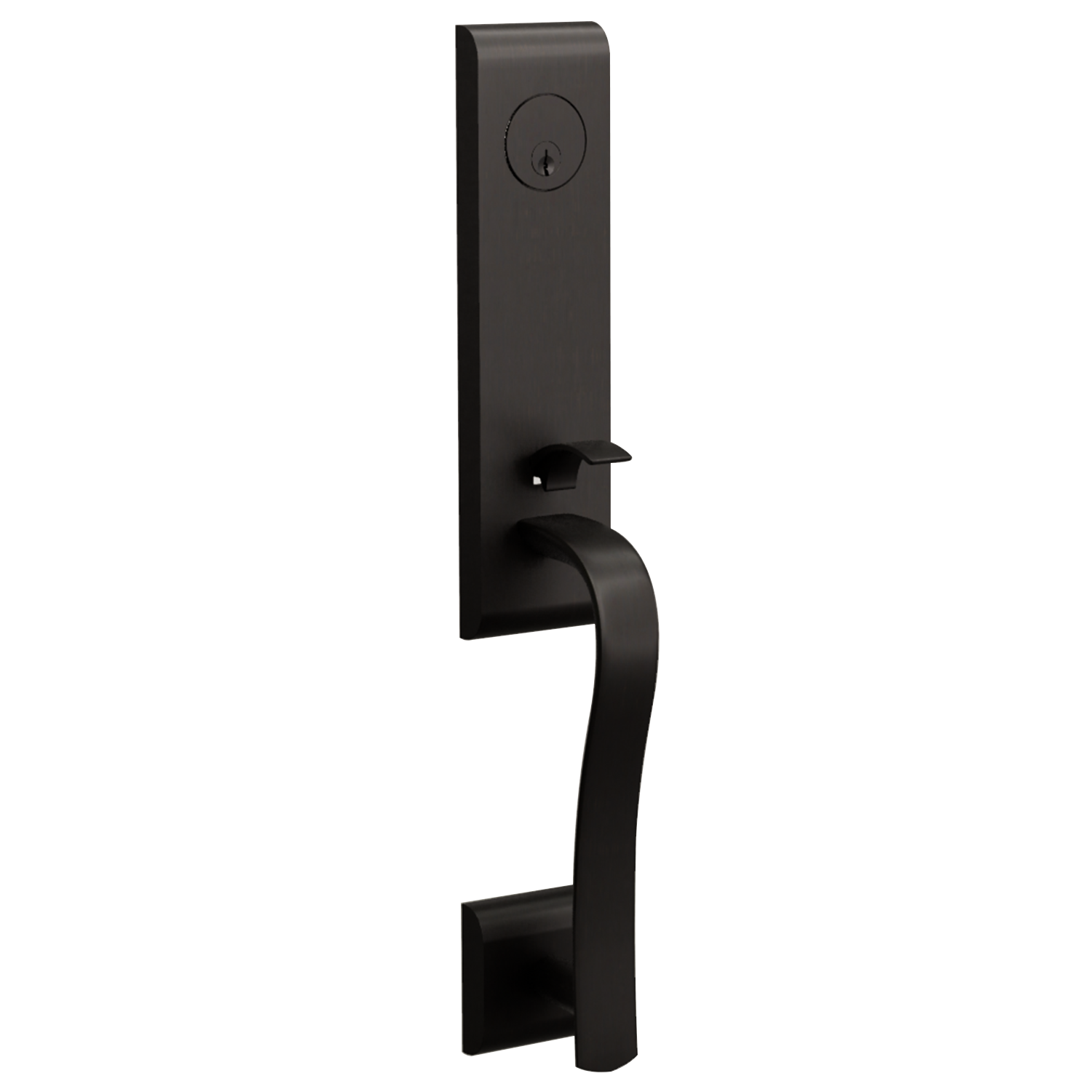 H14 Contemporary Handleset With Interior Trim