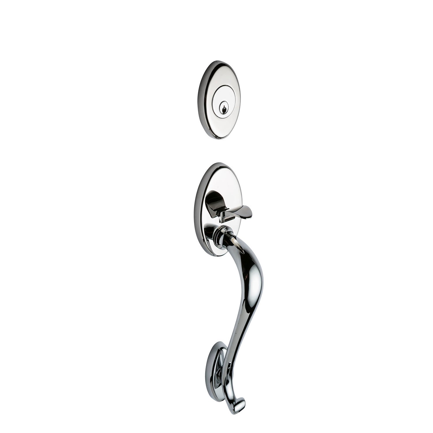 H1 Mediterranean Handleset Polished Stainless